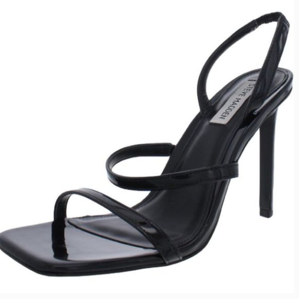 Steve Madden "Grade" Black Patent Heels